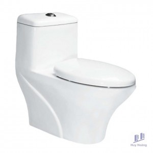 Bồn Cầu Hảo Cảnh Melora M05 (V1005) Một Khối 2 Chế Độ Xả Nhấn