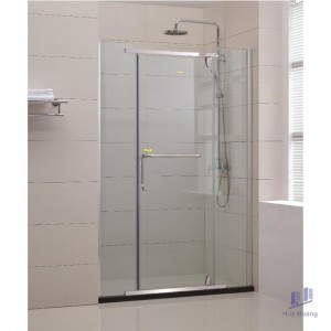 Phòng Tắm Kính Fendi FIP-1X3 Phẳng Inox  Bóng 1.4 Mét