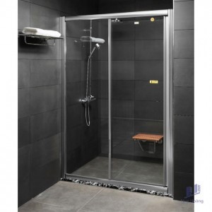 Phòng Tắm Kính Fendi FKP-1X2 Phẳng Chorme 1.2 Mét