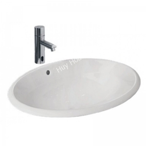 Chậu Rửa Mặt Lavabo Viglacera CD21 Dương Vành