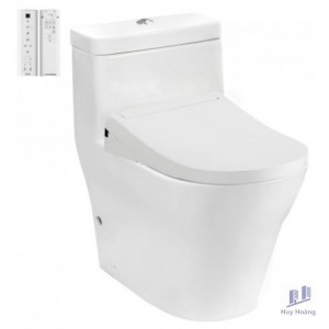 Bàn Cầu TOTO CW166RB/TCF34320GAA/T53P100VR Nắp Điện Tử Chữ D S5