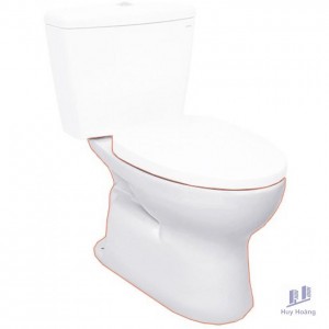 Thân Sứ Bồn Cầu TOTO HCW300V#W Hai Khối (CS300, S300D)