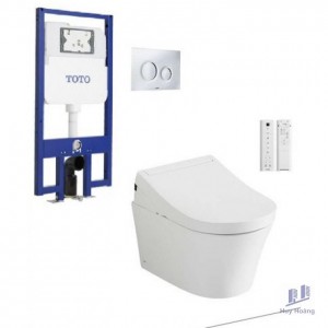 Bồn Cầu TOTO CW553/TCF34320GAA/WH172A/MB174P#SS Nắp Điện Tử Treo Tường