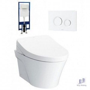Bồn Cầu TOTO CW822REA/MB174P#WH/WH172AAT/TCF4911EZ Nắp Điện Tử Treo Tường