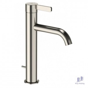 Vòi Lavabo TOTO TLG11303B#PN Nóng Lạnh Cổ Vừa Nickel Bóng