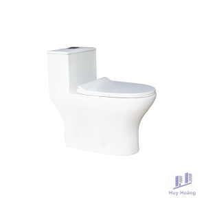 Bồn Cầu Thiên Thanh Everest CK79 Toilet 1 Khối Xả Nhấn