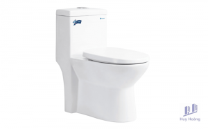 Bồn Cầu Thiên Thanh Water CK67 Toilet 1 Khối Xả Nhấn