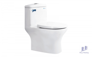 Bồn Cầu Thiên Thanh River CK 69 Toilet 1 Khối Xả Nhấn