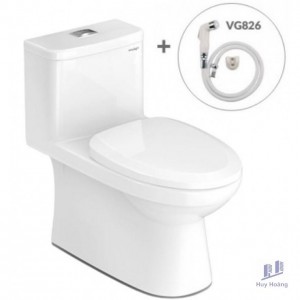 Bồn Cầu Viglacera MK2 Nắp Êm + Vòi Xịt VG826