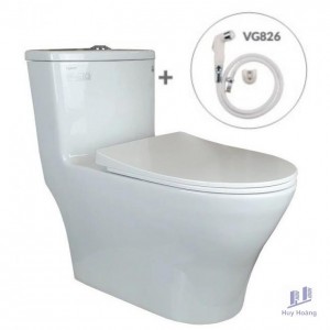 Bồn Cầu Viglacera V36 Nắp Êm + Vòi Xịt VG826