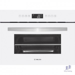 Lò Hấp Malloca MST35-IX03 Âm Tủ Kính Trắng 35L