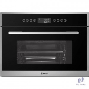 Lò Hấp Malloca MST35-IX03 Âm Tủ Kính Đen 35L