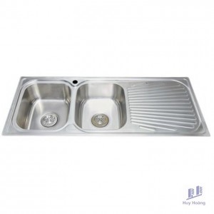 Chậu Rửa Chén Malloca MS 1026R Inox 304 2 Hộc Cánh Phải