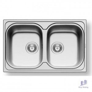 Bồn Rửa Chén Pyramis HMH.107132501 AMALTIA (79X50) 2B (INOX BÓNG)