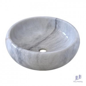 Lavabo Đặt Bàn Kanly MAR123N Đá Tự Nhiên 400x120 mm