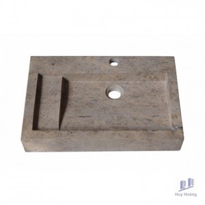 Chậu Rửa Mặt Lavabo Kanly MAR24V Đặt Bàn Đá Tự Nhiên