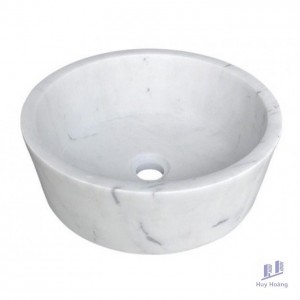 Chậu Rửa Mặt Lavabo Kanly MAR7E3 Đặt Bàn Đá Tự Nhiên 400x150 mm