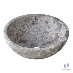 Chậu Rửa Mặt Lavabo Kanly MAR11V Đặt Bàn Đá Tự Nhiên 400x150 mm