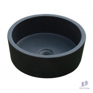 Chậu Rửa Mặt Lavabo Kanly MAR7E2 Đặt Bàn Đá Marble Màu Đen