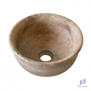 Chậu Rửa Mặt Lavabo Kanly MAR64V Đặt Bàn Đá Tự Nhiên 300x130 mm