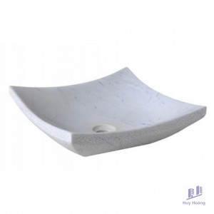Chậu Rửa Mặt Lavabo Kanly MAR33V Đặt Bàn Đá Tự Nhiên 400x120 mm