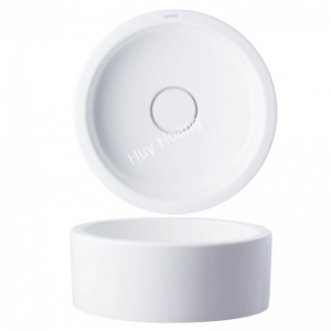 Chậu Rửa Lavabo CAESAR LF5232 Đặt Bàn Nắp Sứ
