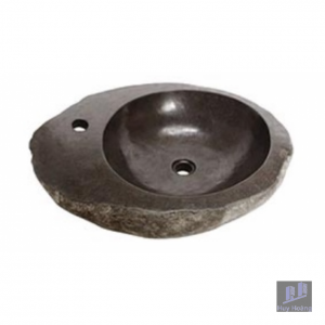 Chậu Rửa Mặt Lavabo Kanly MAR15HI Đặt Bàn Đá Cuội Tự Nhiên