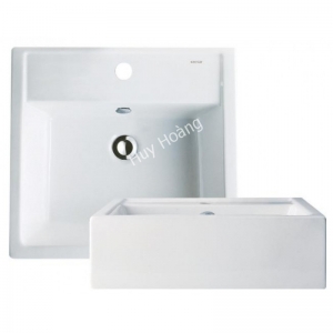 Chậu Rửa Lavabo CAESAR LF5236 Đặt Bàn Chữ Nhật