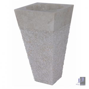 Chậu Rửa Mặt Lavabo Kanly MAR71RI Đặt Sàn Đá Tự Nhiên