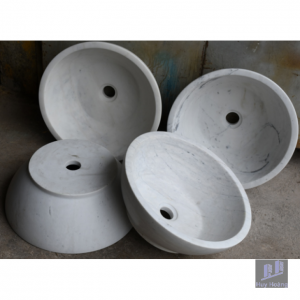 Chậu Rửa Mặt Lavabo Kanly MAR53V Đặt Bàn Đá Tự Nhiên 400x150 mm