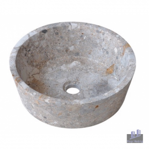 Chậu Rửa Mặt Lavabo Kanly MAR7E1I Đặt Bàn Đá Marble 400x150 mm