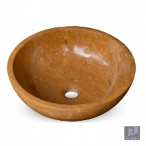 Chậu Rửa Mặt Lavabo Kanly MAR15N Đặt Bàn Đá Tự Nhiên 400x150 mm