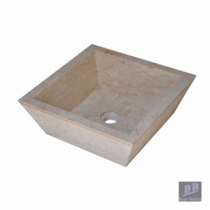 Chậu Rửa Mặt Lavabo Kanly MAR051I Đặt Bàn Đá Marble 400x160 mm