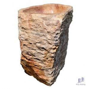 Chậu Rửa Mặt Lavabo Kanly MAR84i Đặt Sàn Đá Tự Nhiên 900x550 mm