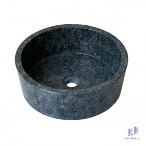 Chậu Rửa Mặt Lavabo Kanly MAR7E7 Đặt Bàn Đá Tự Nhiên Xanh Rêu 400x150mm