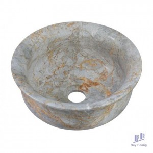 Chậu Rửa Mặt Lavabo Kanly MAR61V Đặt Bàn Đá Marble 300x130 mm