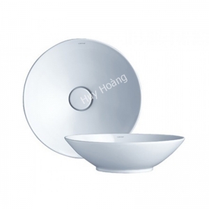Chậu Rửa Lavabo Đặt Bàn Caesar L5221 Nắp Sứ