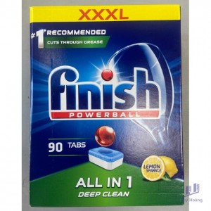 Hộp Viên Rửa Chén Finish Powerball All In 1 XXXL 90 Viên