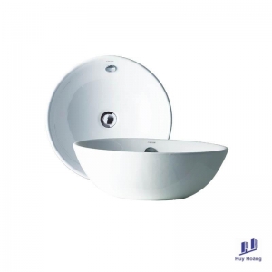 Chậu Rửa Mặt Lavabo CAESAR L5215 Đặt Bàn Tròn