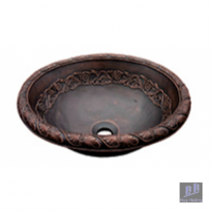 Chậu Lavabo Bằng Đồng Kanly BS046