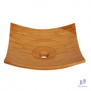 Chậu Lavabo Đặt Bàn Gỗ Tre Kanly LTE31 410x140