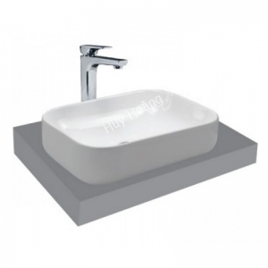 Chậu Rửa Mặt Lavabo Viglacera V25 Đặt Bàn Chữ Nhật