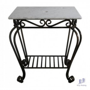 Khung Sắt Mỹ Thuật Đặt Chậu Lavabo Kanly FP04 Bàn Mặt Đá