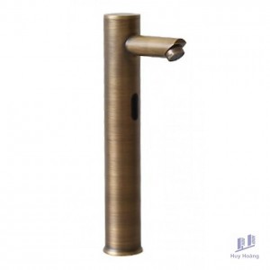 Vòi Lavabo Cảm Ứng Kanly GCAC1 Kiểu Đồng Cổ Thân Cao
