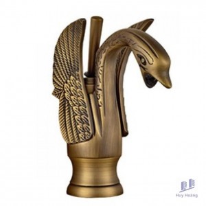 Vòi Lavabo Kanly GCV09 Nóng Lạnh Bằng Đồng Cổ Điển