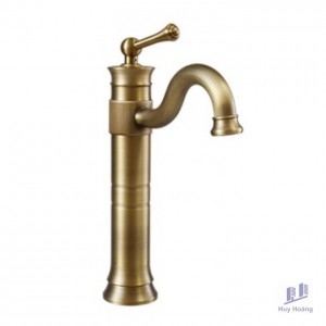Vòi Lavabo Kanly GCA16  Nóng Lạnh Bằng Đồng Cổ Điển