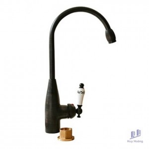 Vòi Rửa Chén Kanly GCC01B Nóng Lạnh Cổ Điển Màu Đen