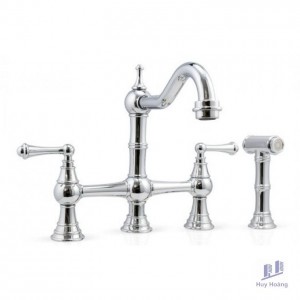 Vòi Lavabo Kanly CHB09 Nóng Lạnh Âm Bàn Mạ Chrome