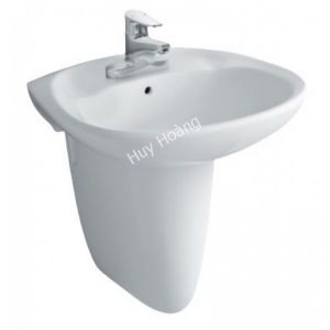 Lavabo Treo Tường Inax L-284V/L-284VC Kèm Chân Ngắn