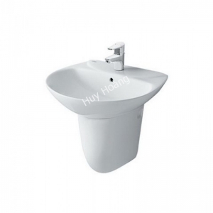 Lavabo Treo Tường Inax L-285V/L-288VC (L285V+L288VC) Chân Ngắn